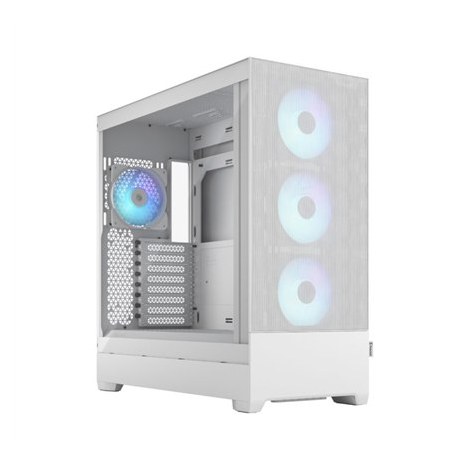Fractal Design | Pop XL Air RGB | Side window | White TG Clear Tint | E-ATX up to 280 mm, ATX , mATX, Mini ITX | Power supply in